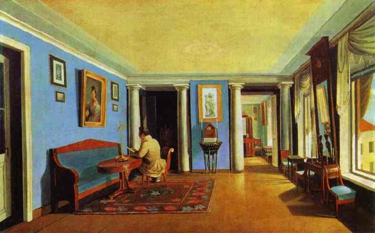 Kapiton Zelentsov Sitting-Room oil painting image